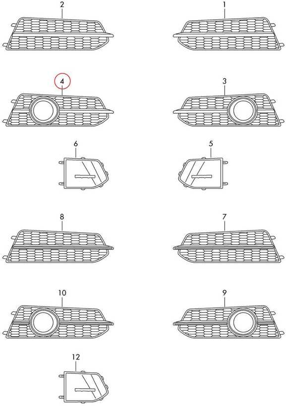 VAG AUDI A6 S6 Avant Quattro priekinės dešinės pusės oro kreipiamosios grotelės 4G0807648CBMT originalios