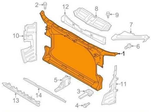 VAG Audi A7 4G Priekinis smūgio skydelis viršutinė dangtelis 4G0805594 NAUJAS ORIGINALUS