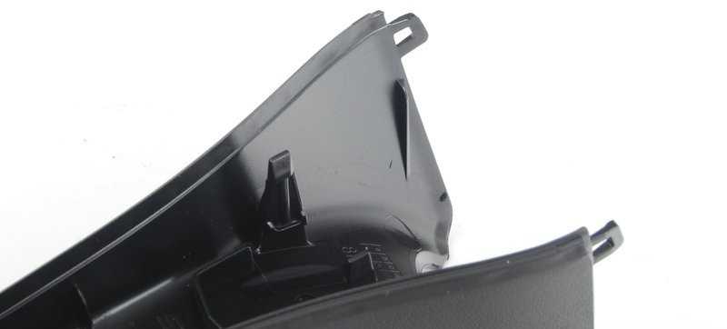 VAG AUDI A7 Q5 Q7 galinio vaizdo veidrodėlio dangtelis, apdailos juodas originalus 8R0857593AA4PK