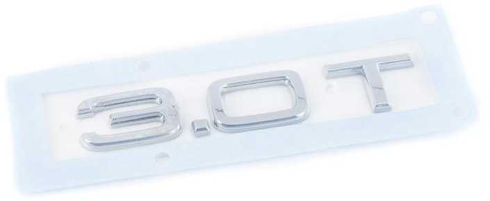 VAG Audi A7 Quattro emblema 3.0T V6 bagažinės dangtis Inscription originalus 4F0853743P2ZZ