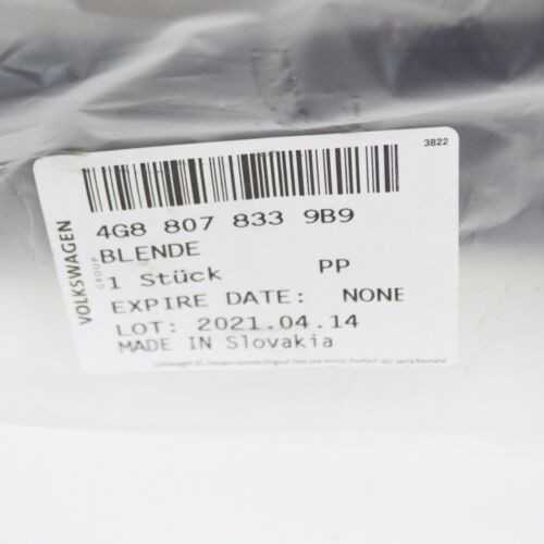 VAG AUDI A7 Sportback Audi 4GA Apdailos detalės 4G88078339B9 Originali