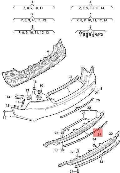 VAG AUDI A7 Sportback Audi 4GA Apdailos detalės 4G88078339B9 Originali