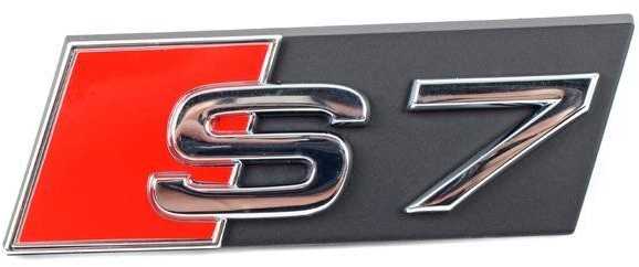 VAG AUDI A7 TFSI Quattro TDI Chrome S7 grotelių emblema originalus 4G8853736A2ZZ