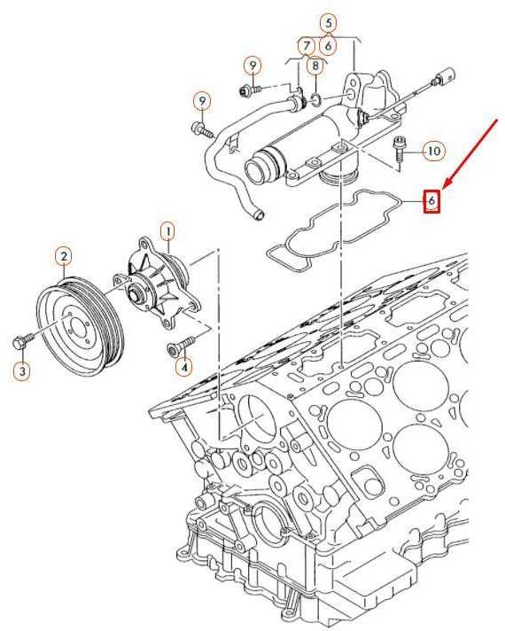 VAG AUDI A8 D3 variklio aušinimo skysčio reguliatoriaus sandariklis originalus 07D121091E