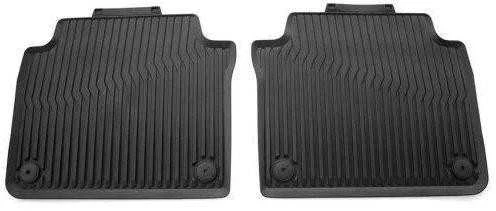 VAG AUDI A8 D4 Galiniai Guminiai Juodi Grindų Kilimėliai Rinkinys 4N0061511041 NAUJI ORIGINALŪS