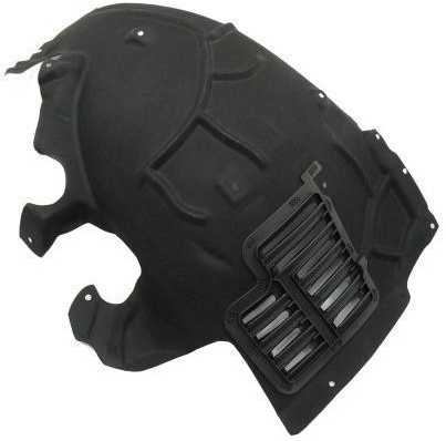 VAG AUDI A8 D4 Priekinis kairysis sparno įdėklas Splash Shield originalus 4H0821171L