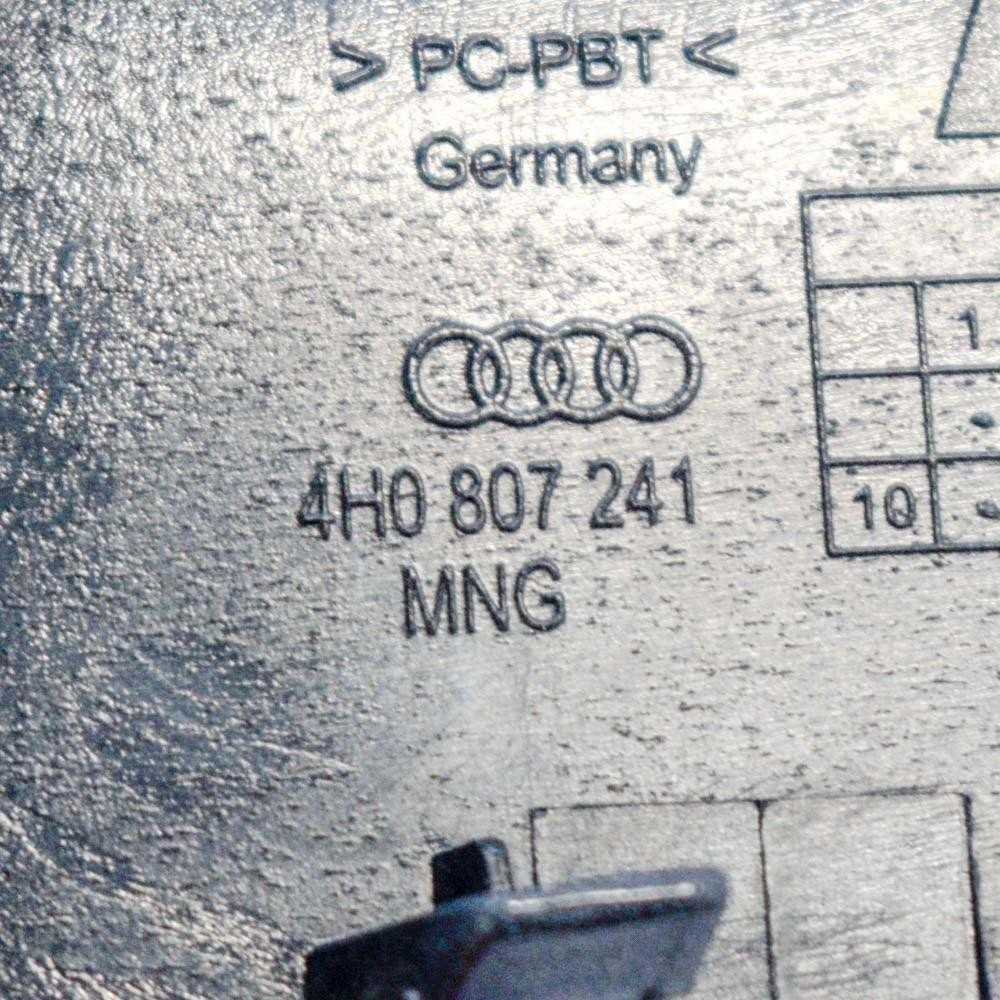 VAG Audi A8 D4 Traukimo Kabliuko Akių Dangtelis Apdaila 4H0807241GRU NAUJA ORIGINALI