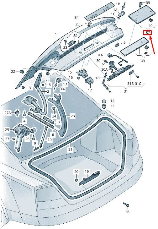 VAG Audi A8 S8 Quattro 2010-2013 Originalus 4H0827113G9B9