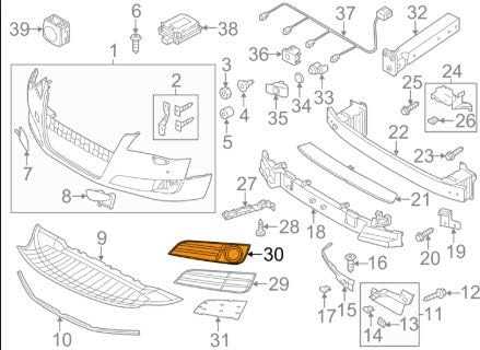 VAG AUDI A8 S8 QUATTRO priekinės dešinės pusės apatinės juodos grotelės originalios 4H080807680F3FZ