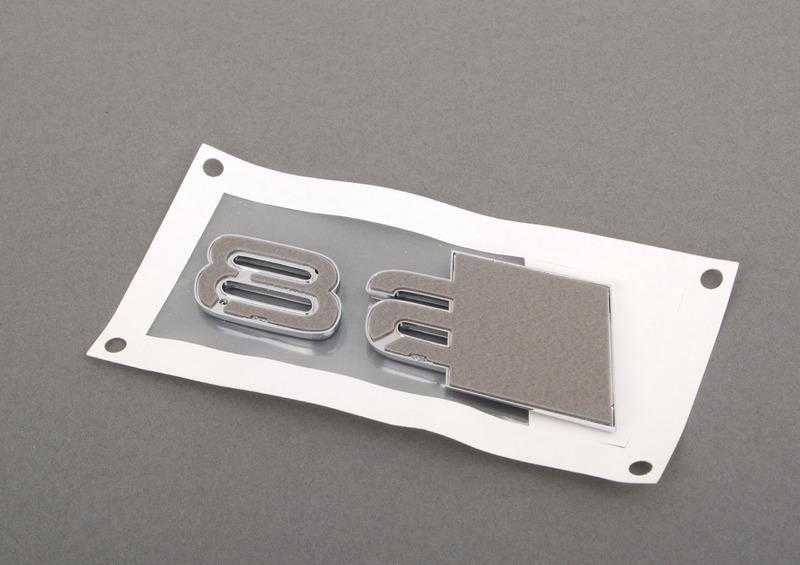 VAG Audi A8 S8 Quattro Raudona chromuota "S8" emblema originali 4D0853735A2ZZ