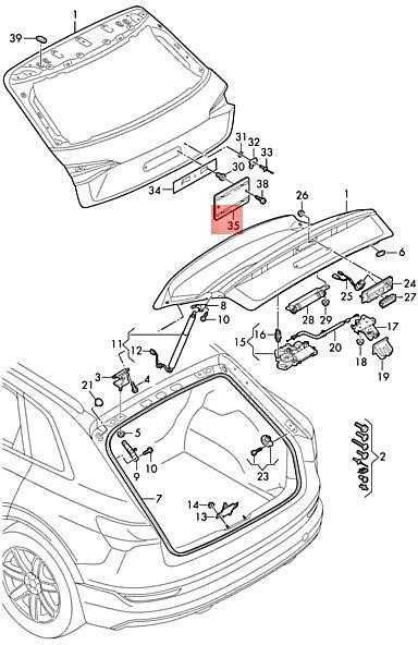 VAG AUDI Audi e-tron GEA apdailos detalė valstybinio numerio ženklui Satin Juodas Originali 4KE8271139B9