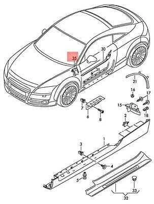VAG AUDI Audi Ttrs Coupe Roadster Tt Tts dangtelis kairysis 8J0853171A originalus