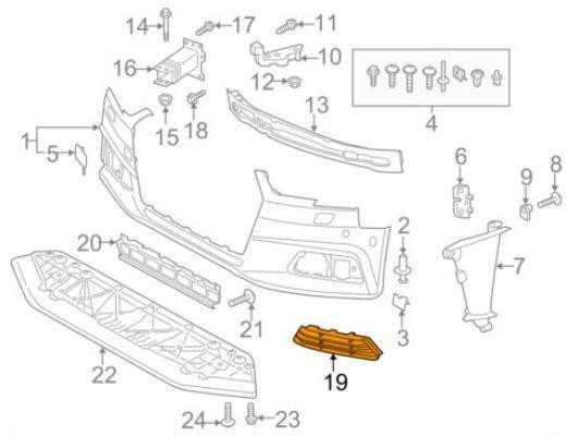 VAG AUDI B9 A4 16-18 priekinis bamperis apatinis kairysis N/S oro kreipiančiosios grotelės chromuotos originalios 8W0807681RRU6