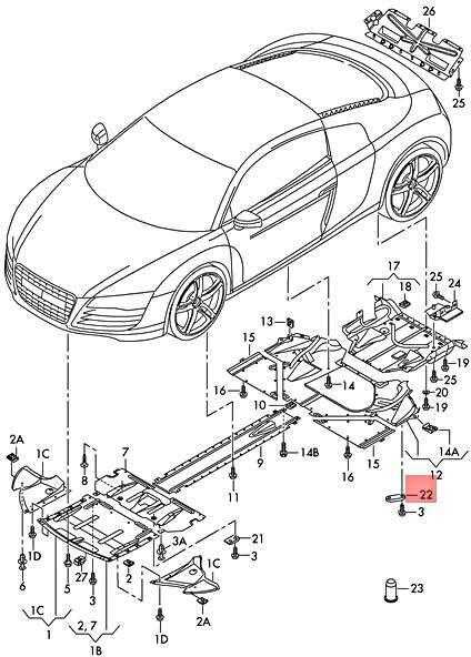 VAG AUDI galinė įvažiavimo juosta R8 originali 420825851