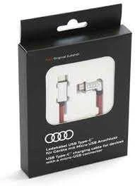 VAG AUDI įkrovimo laidas mobiliajam laikikliui USB-C originalus 8S0051435J