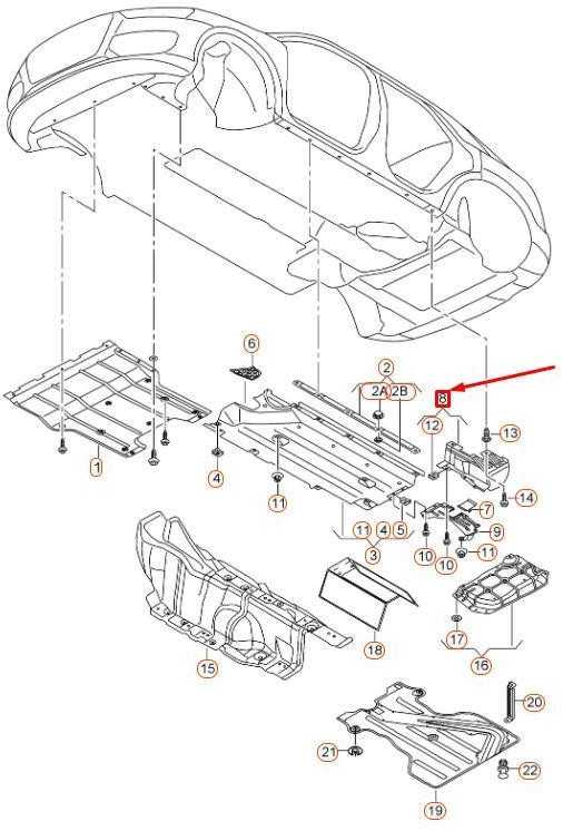 VAG AUDI kėbulo apdailos detalės 8U0825214E