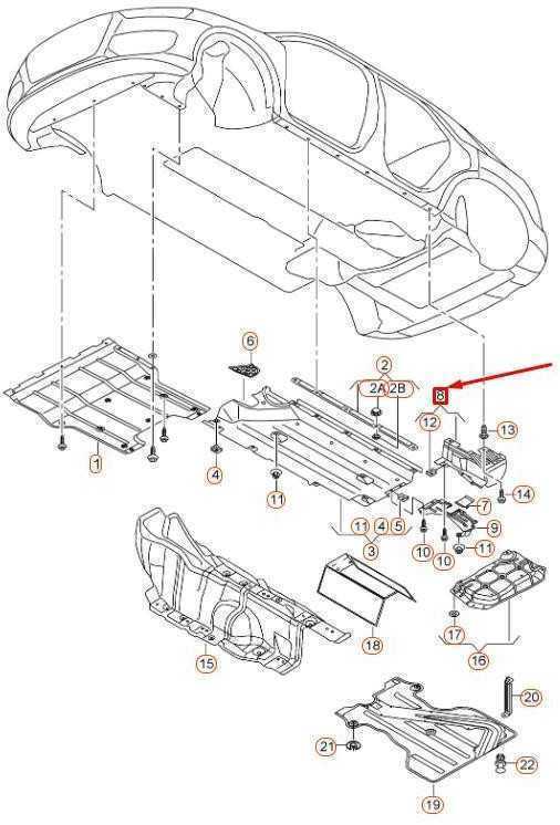 VAG AUDI kėbulo apdailos detalės 8U0825214E