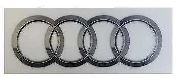 VAG "Audi" lipdukas su žiedais Emblema Lipnus originalus 8R0060306A