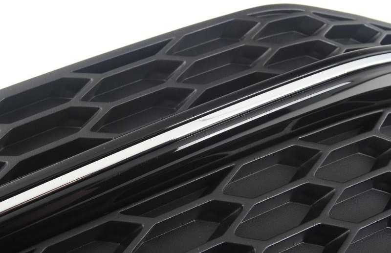 VAG AUDI ORIGINALUS A4 B8 13-16 S-LINE BAMPO KAIRĖS PUSĖS RŪKO ŠVIESOS GROTELĖ 8K0807681L 01C