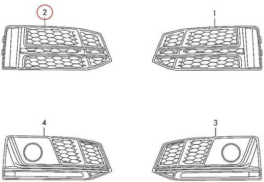 VAG AUDI Originalus A4 S Priekinis Bamperis Apatinis Dešinysis Oro Gidas Grotelės Chromas 8W0807682FRU6