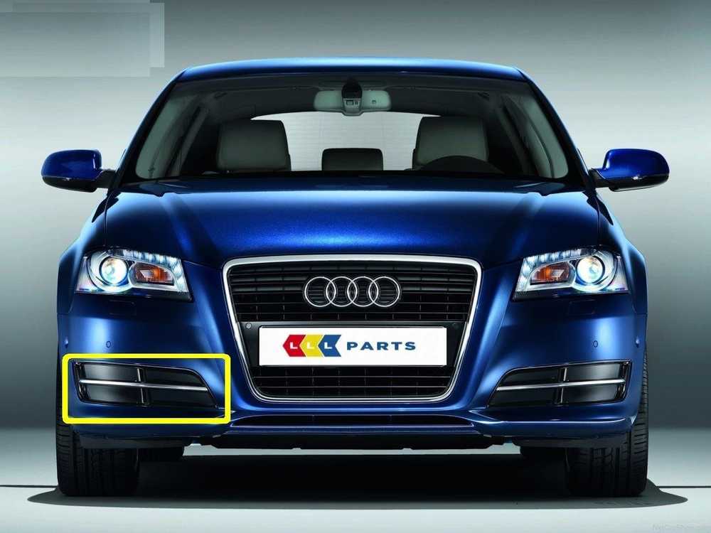 VAG AUDI Oro kreipiamosios grotelės juodos 8P0807682HT94 Originali