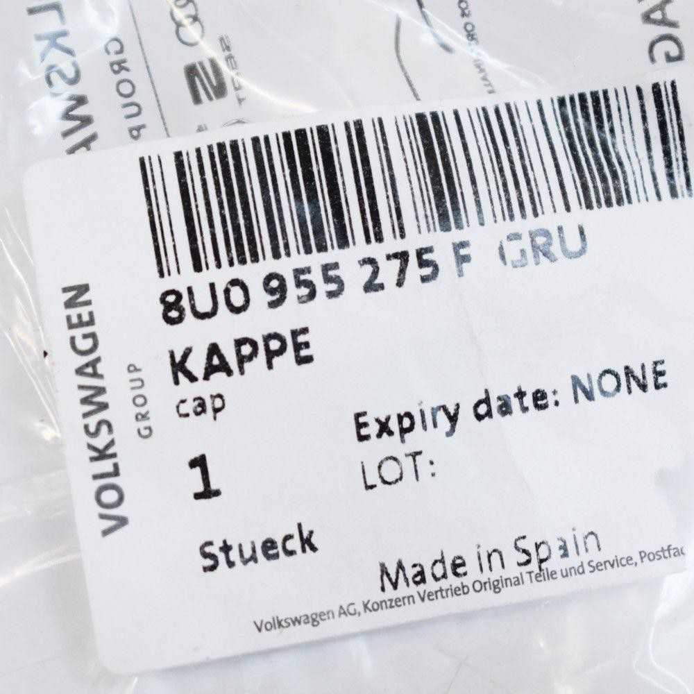 VAG "Audi" priekinių žibintų ploviklio dangtelis kairėje 8U0955275F