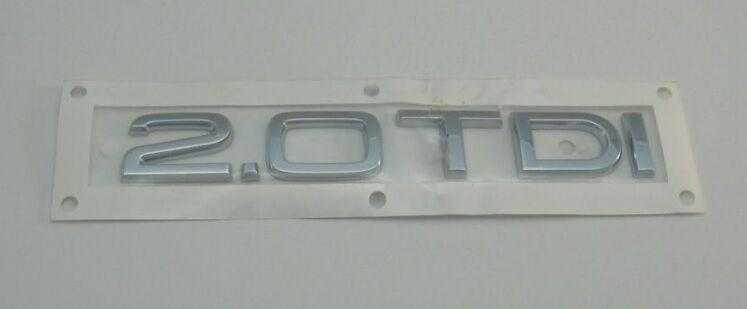 VAG AUDI Q3 2012-2016 2.0TDI bagažinės emblema chromo spalvos originali 8E0853743E2ZZ