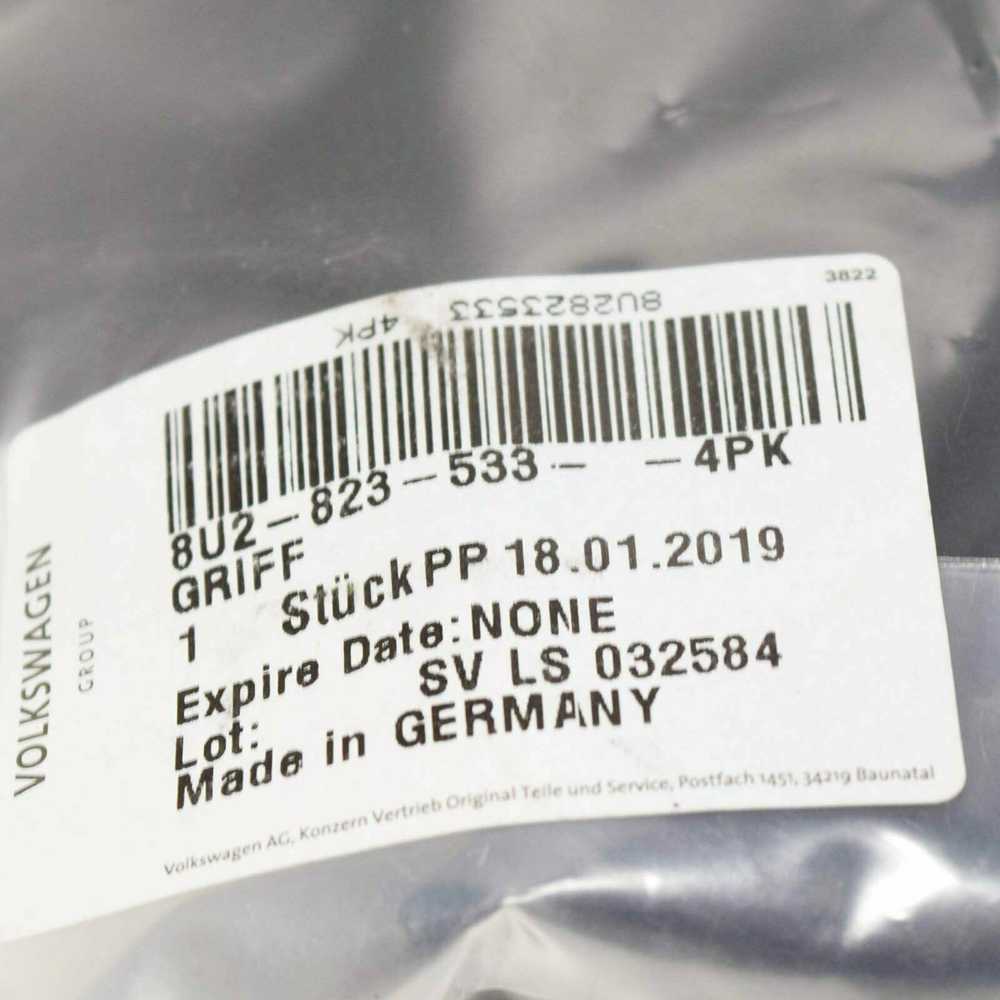 VAG AUDI Q3 8U variklio dangčio atleidimo rankena originali 8U28235334PK