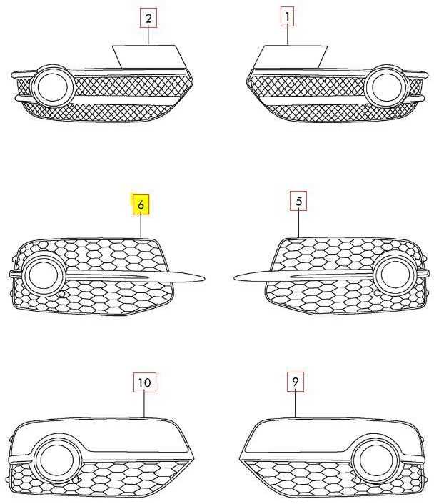 VAG AUDI Q3 oro kreipiančiosios grotelės dešinėje originalios 8U080768682DSP9