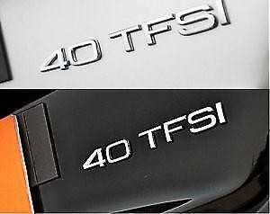 VAG AUDI Q3 Q3 Q5 Q7 Galinė 40 TFSI emblema chromuota originali 8U0853744A