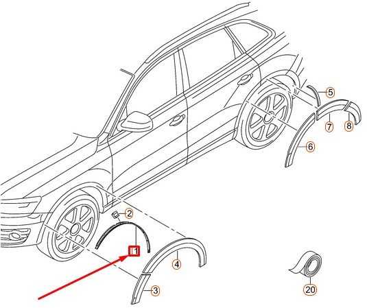 VAG AUDI Q5 09-17 Rato arkos kairės pusės priekinės dalies apdaila juoda 8R08537174U8 originali
