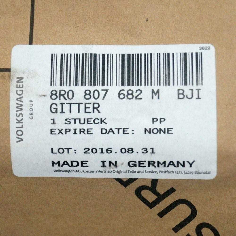 VAG Audi Q5 8R Priekinis Dešinysis Rūko Žibinto Grotelės Dangtelis 8R0807682M BJI ORIGINALUS NAUJAS