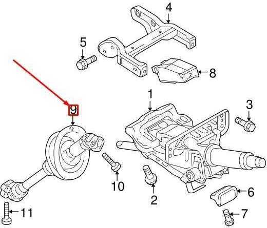 VAG Tarpinis Vairo Mechanizmo Velenas Audi Q5 8R 2012 Originalus 8R1419753H
