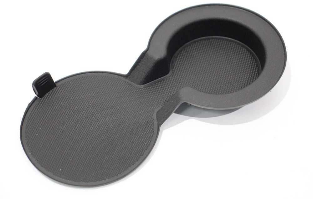 VAG "Audi Q5" centrinės konsolės dvigubo puodelio laikiklio guminis įdėklas originalus 8R0862435A4PK