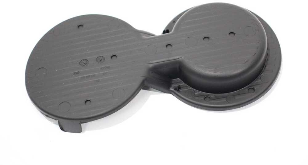 VAG "Audi Q5" centrinės konsolės dvigubo puodelio laikiklio guminis įdėklas originalus 8R0862435A4PK