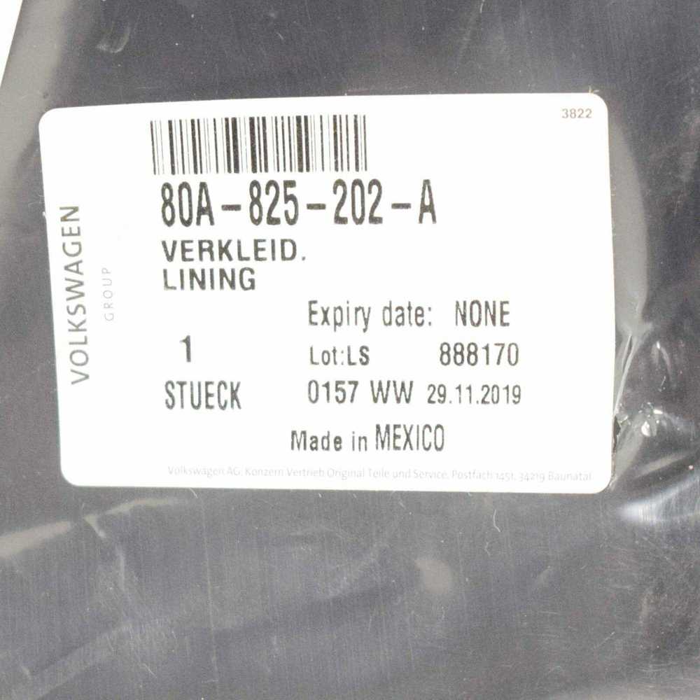 VAG AUDI Q5 FY Priekinis dešinysis grindų dangčio skydas originalus 80A825202A