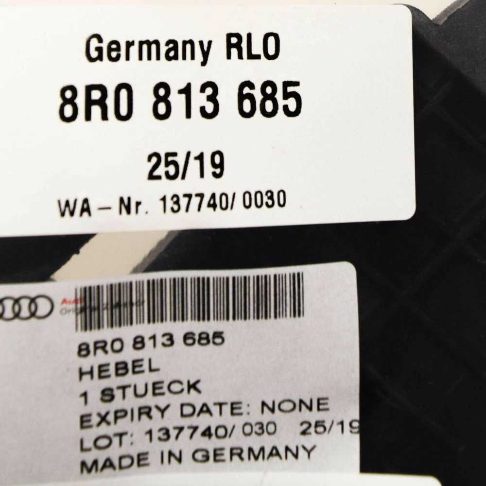 VAG Audi Q5 Išleidimo svirtis Kairė vidinė originali 8R0813685