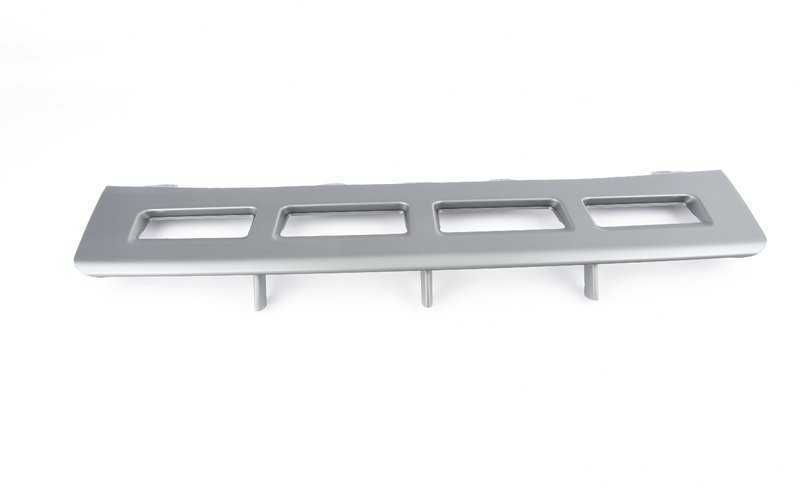 VAG AUDI Q5 S LINE 09-12 Priekinio bamperio centrinis apatinis pilkas spoilerio dangtelis originalus 8R0807110A1RR
