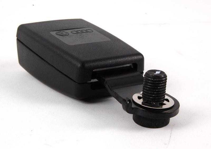 VAG AUDI Q7 4L 4LB Satino juodos spalvos diržo fiksatorius originalus 4L0857740J01C