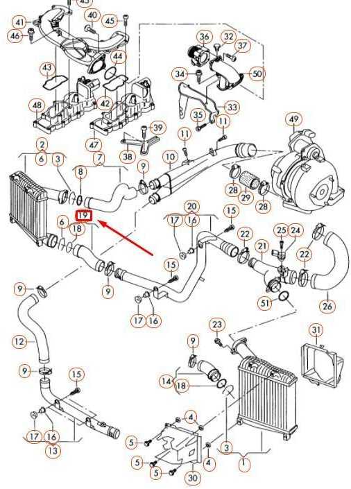 VAG AUDI Q7 4L Dešinysis apatinis įkrovimo oro aušintuvo slėgio žarna 7L6145708H NAUJA ORIGINALI