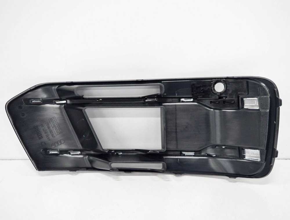 VAG Audi Q7 4L Priekinis Bamperis Išorinis Kairysis Grotelės 4M0807681T4W3 NAUJAS ORIGINALUS