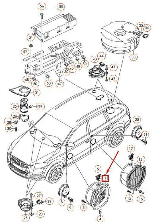 VAG AUDI Q7 4L priekinių durelių vidutinio dažnio žemų dažnių garsiakalbis originalus 4L0035415A