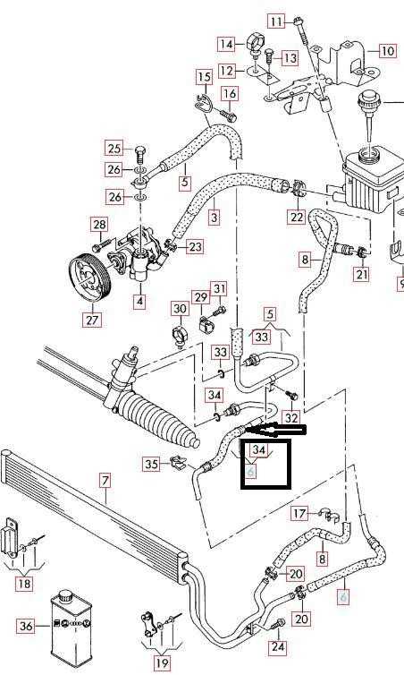 VAG Audi Q7 4L vairo stiprintuvo žarna LHD 7L6422891AB NAUJA ORIGINALI 2015