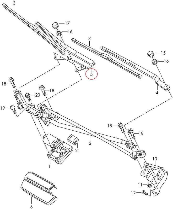 VAG AUDI Q7 Priekinio keleivio pusės lango valytuvo svirtis RHD Originali 4L2955407B1P9