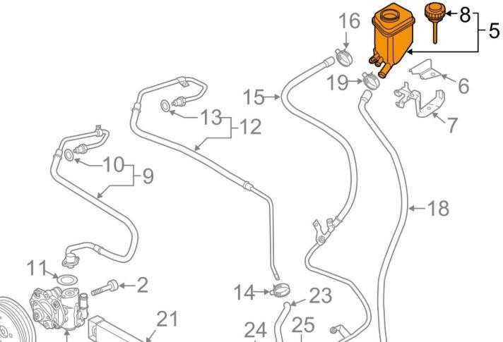 VAG Audi Q7 Touareg 07-15 vairo stiprintuvo rezervuaras originalus 7L6422371E
