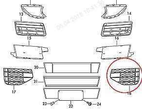 VAG AUDI Q7 V12 07-16 N/S kairės pusės priekinio bamperio apatinės grotelės originalios 4L0807675BT94
