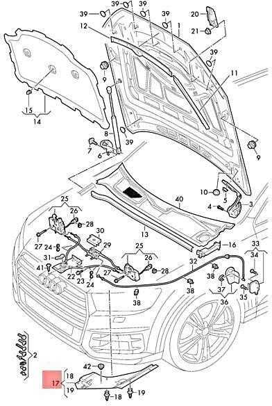 VAG AUDI Q8 RSQ8 4MN priekinių žibintų apdaila kairė 4M8805285A originali