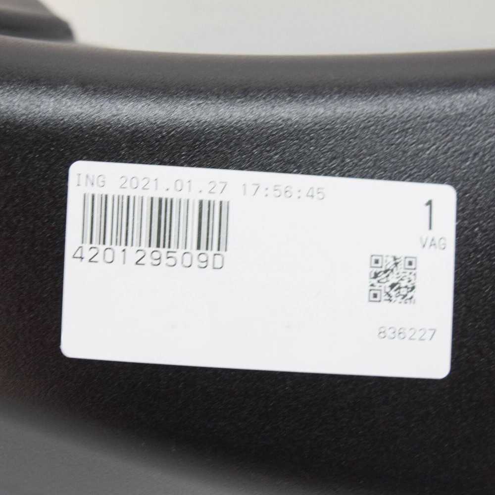 VAG AUDI R8 42 Priekinis Kairysis Įsiurbimo Oro Kanalas 420129509D NAUJAS ORIGINALUS