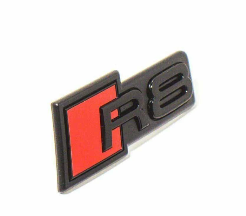 VAG AUDI R8 4S priekinis bamperis radiatoriaus grotelės emblema logotipas originalus 4S085373737GT94