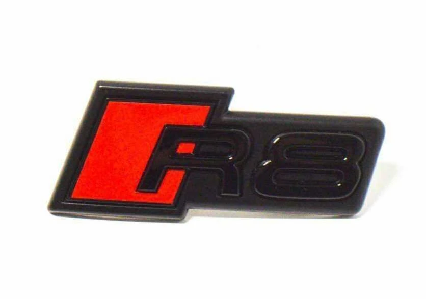 VAG AUDI R8 4S priekinis bamperis radiatoriaus grotelės emblema logotipas originalus 4S085373737GT94